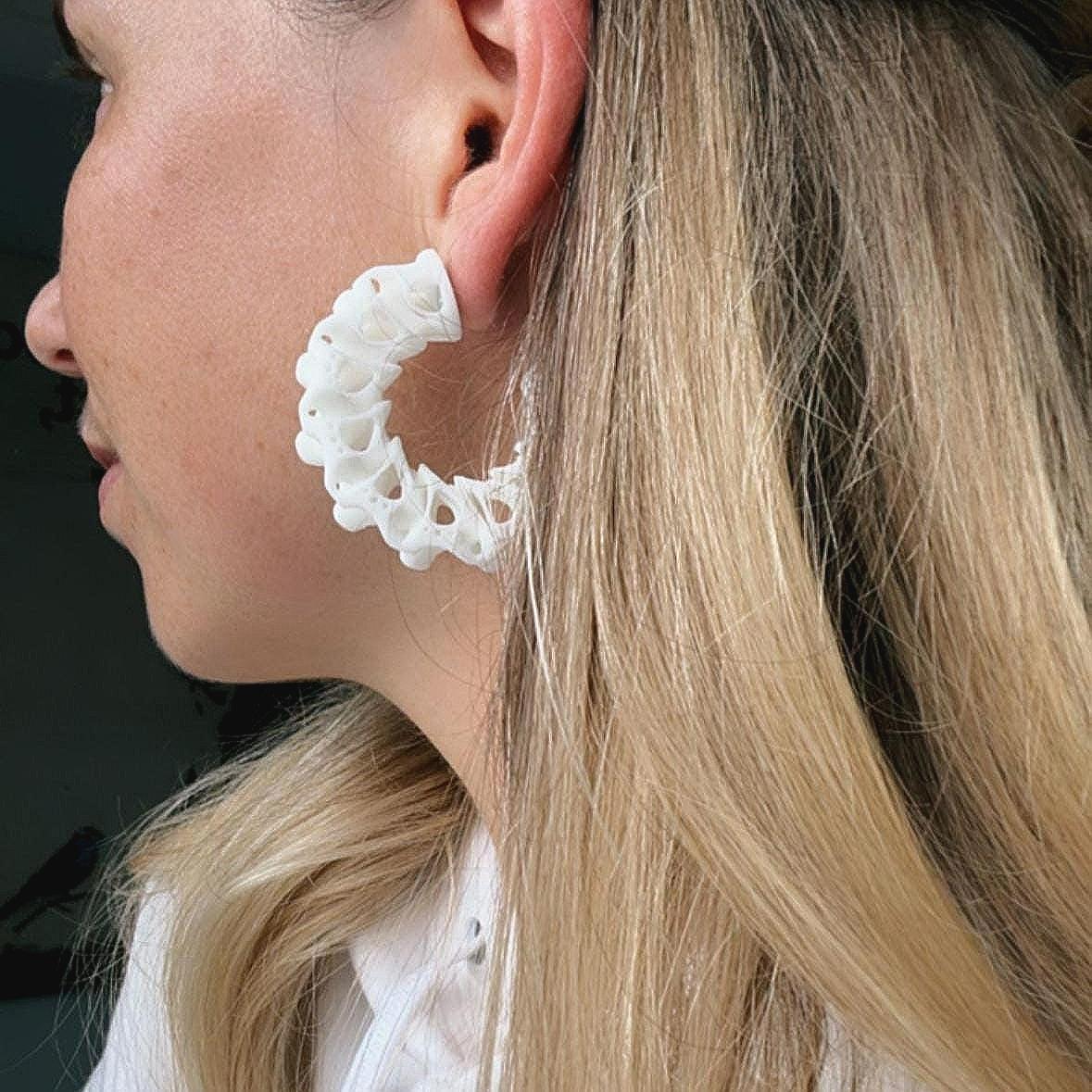Statement Sculptural Earrings | Unique Mother's day gift
