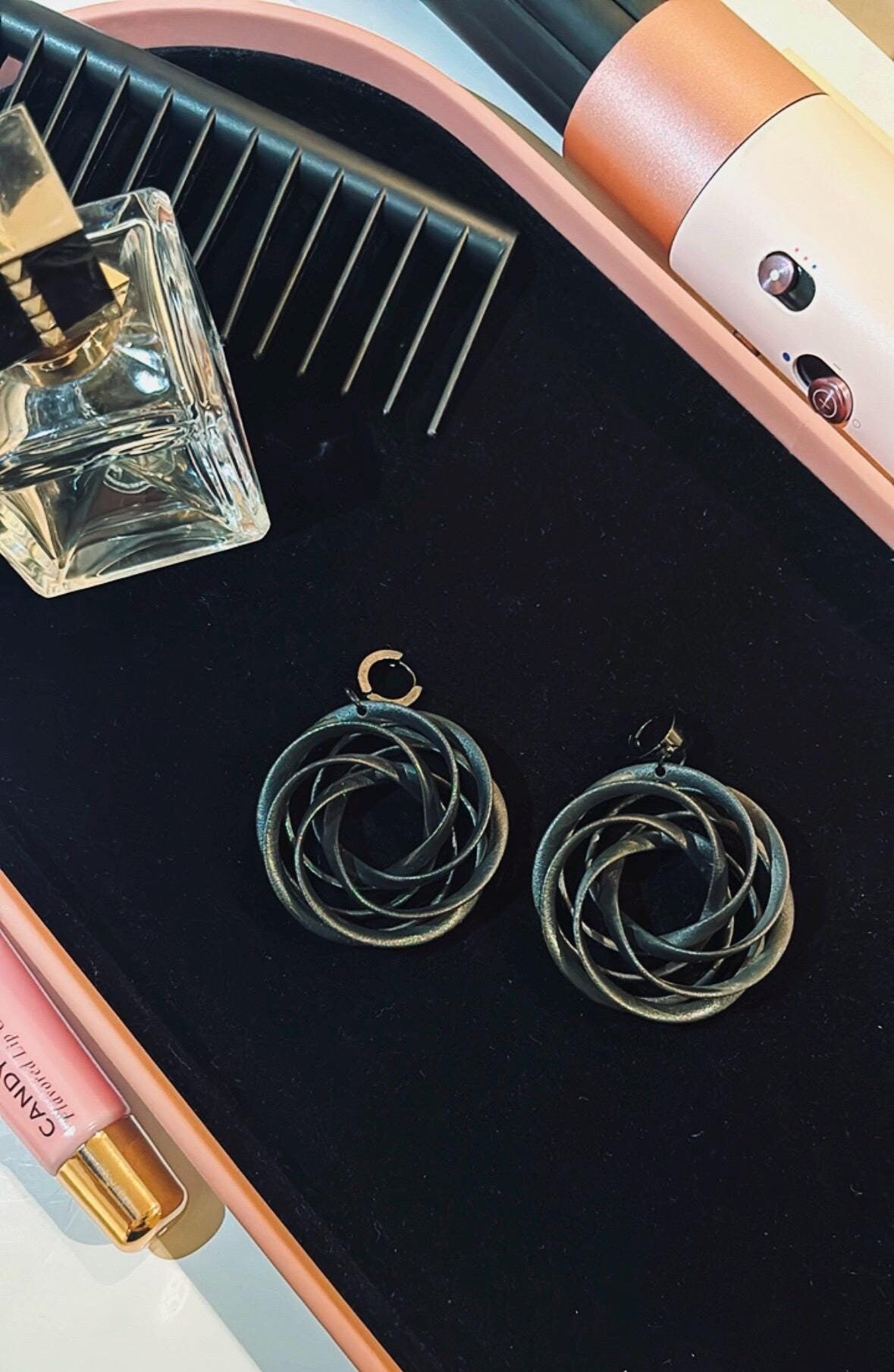 Statement Chunky Earrings| Light Sculptural Jewelry| Unique Mother's day gift