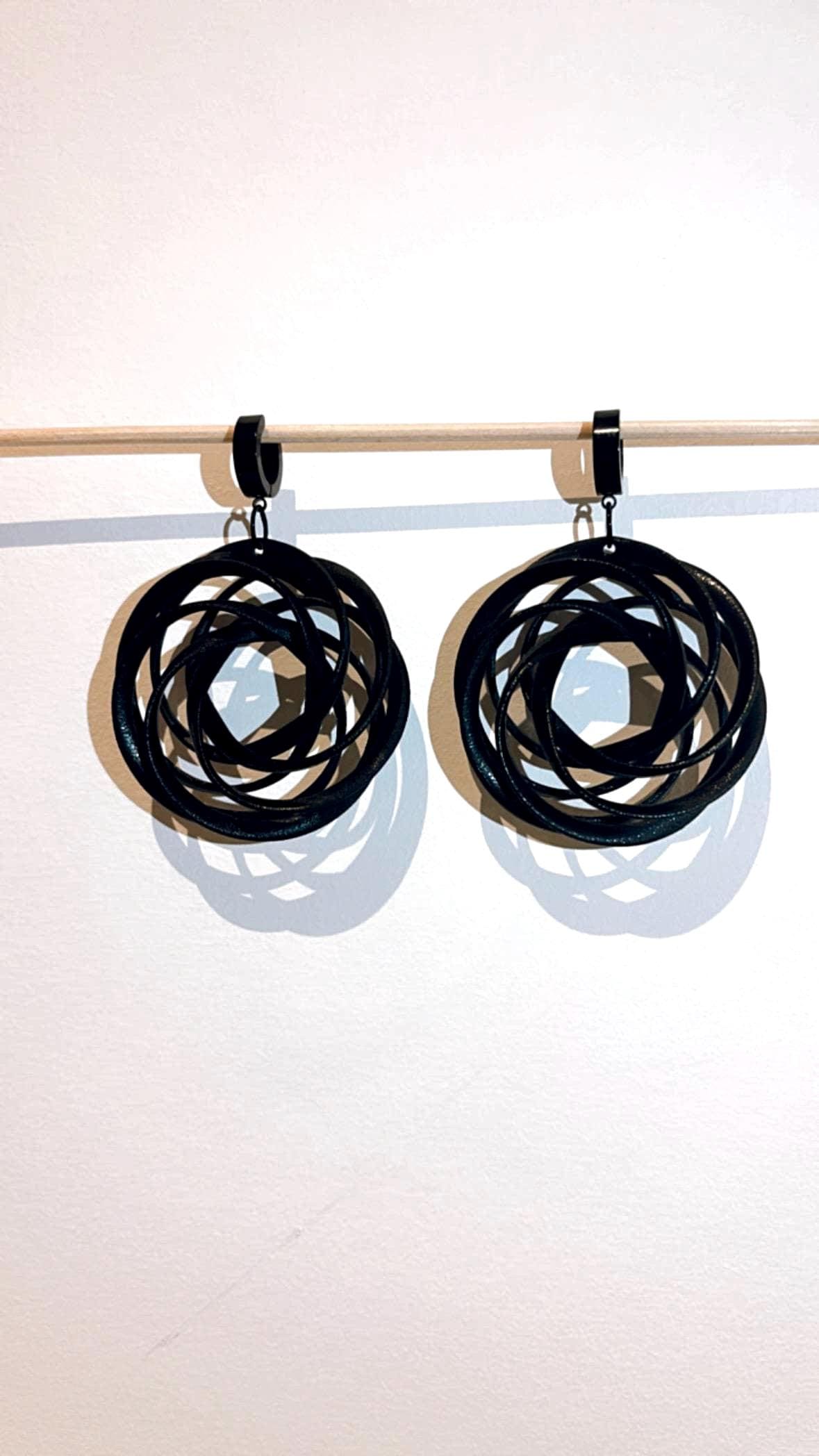 Statement Chunky Earrings| Light Sculptural Jewelry| Unique Mother's day gift