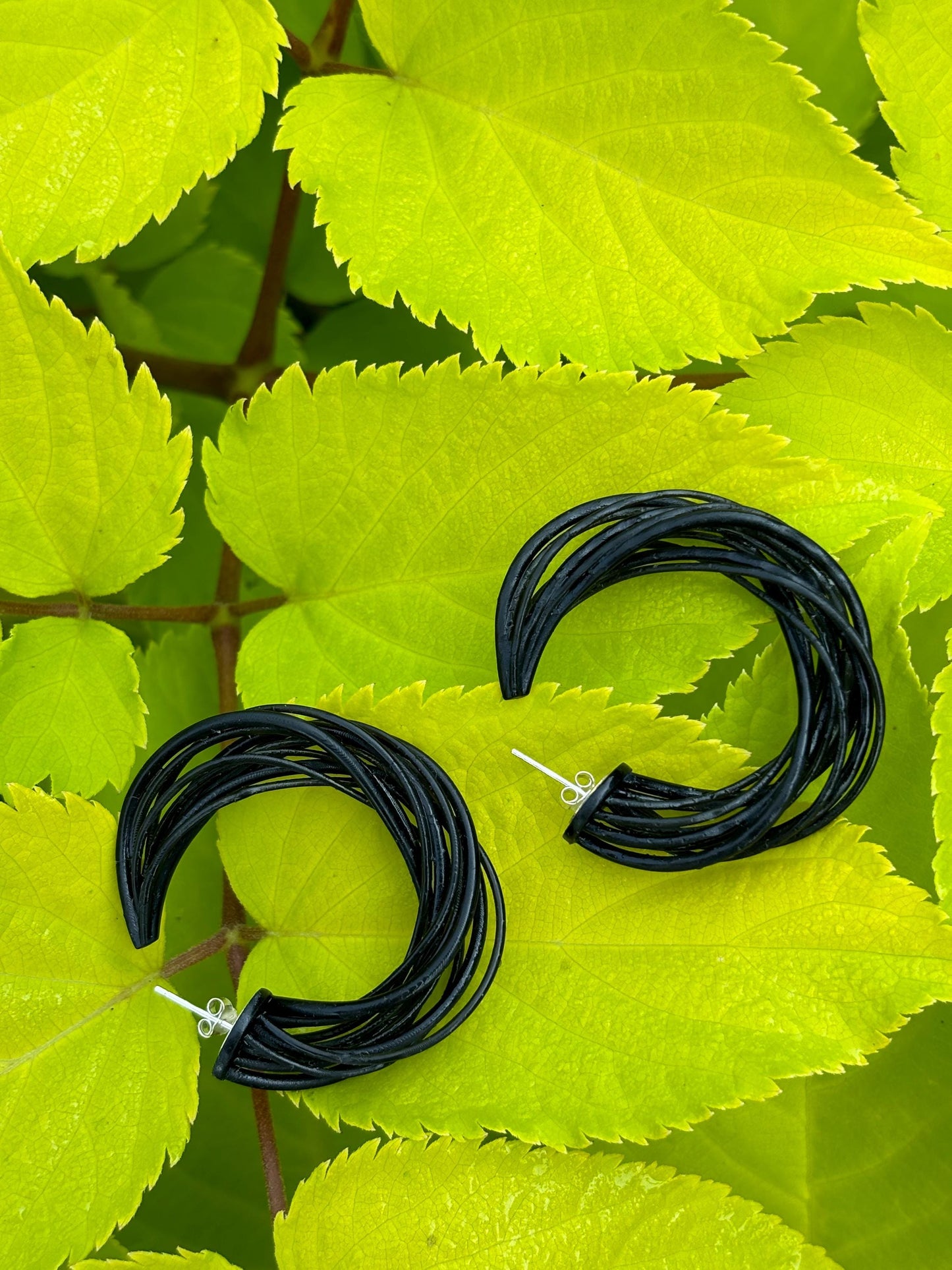 Statement Light Earrings, Eclipse Hoops | Unique Mother's day gift