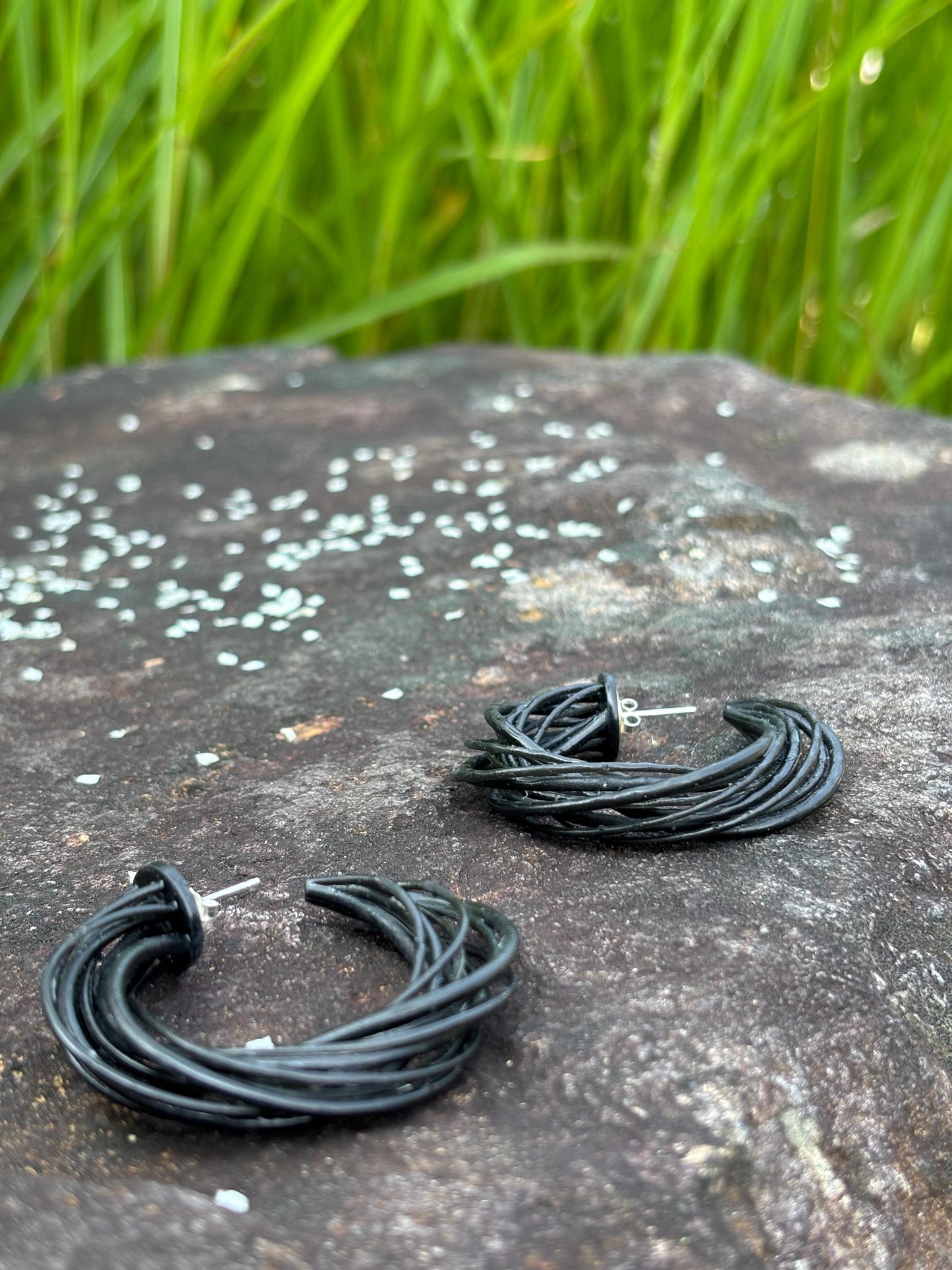 Statement Light Earrings, Eclipse Hoops | Unique Mother's day gift