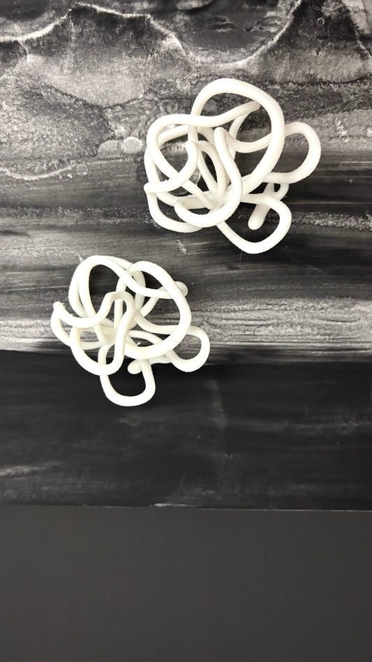 Celestial Loops Sculptural Statement Earrings | Colorful Vibrant Jewelry