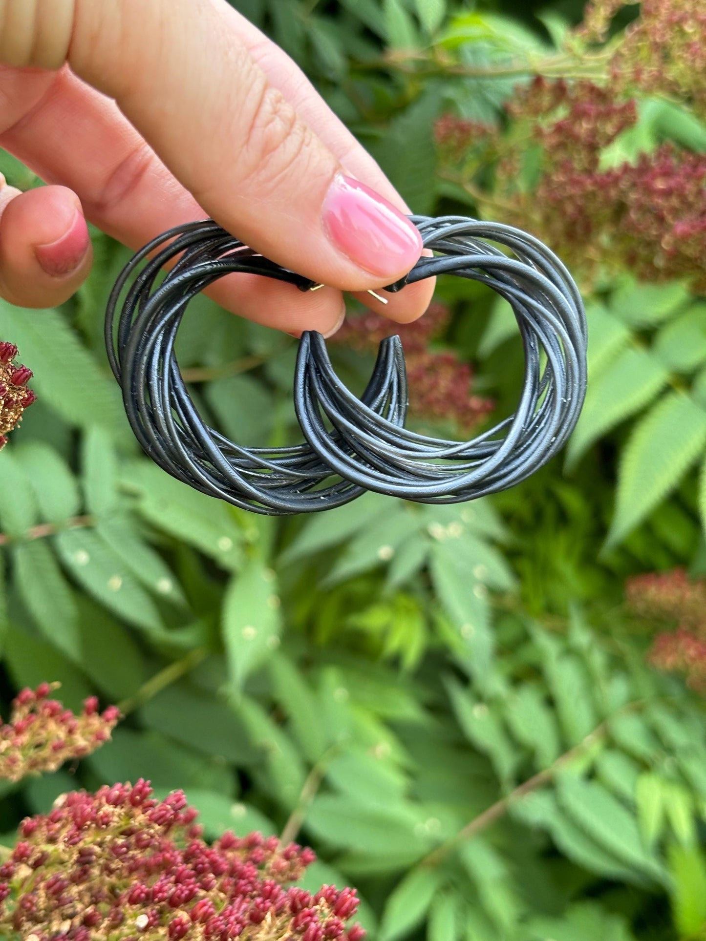 Statement Light Earrings, Eclipse Hoops | Unique Mother's day gift