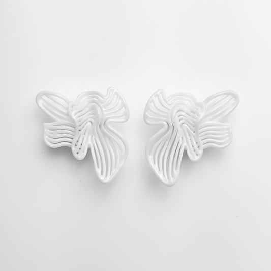 White Rhythm Earrings