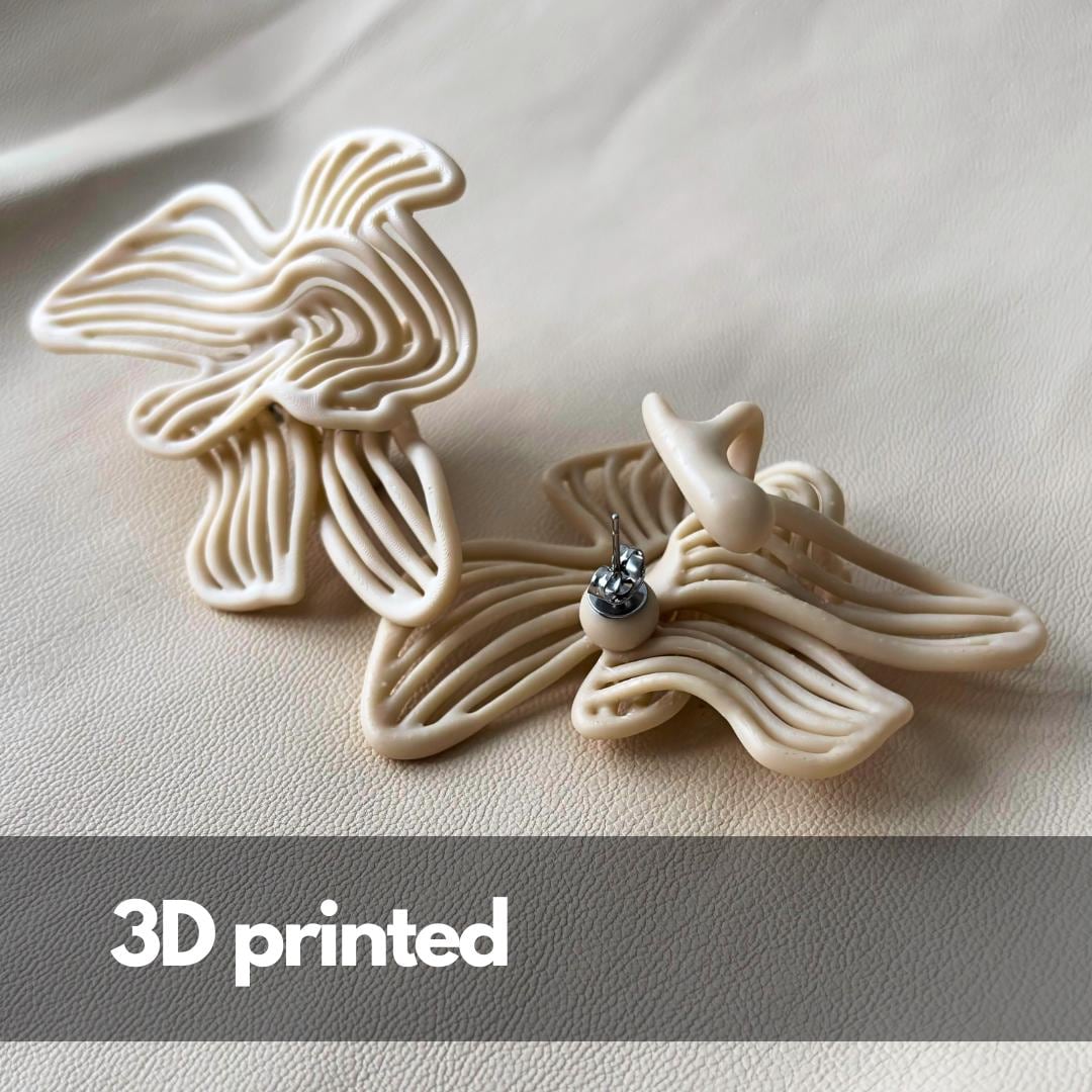 Rear view of comfortable butterfly closure and nickel-free stainless steel hardware