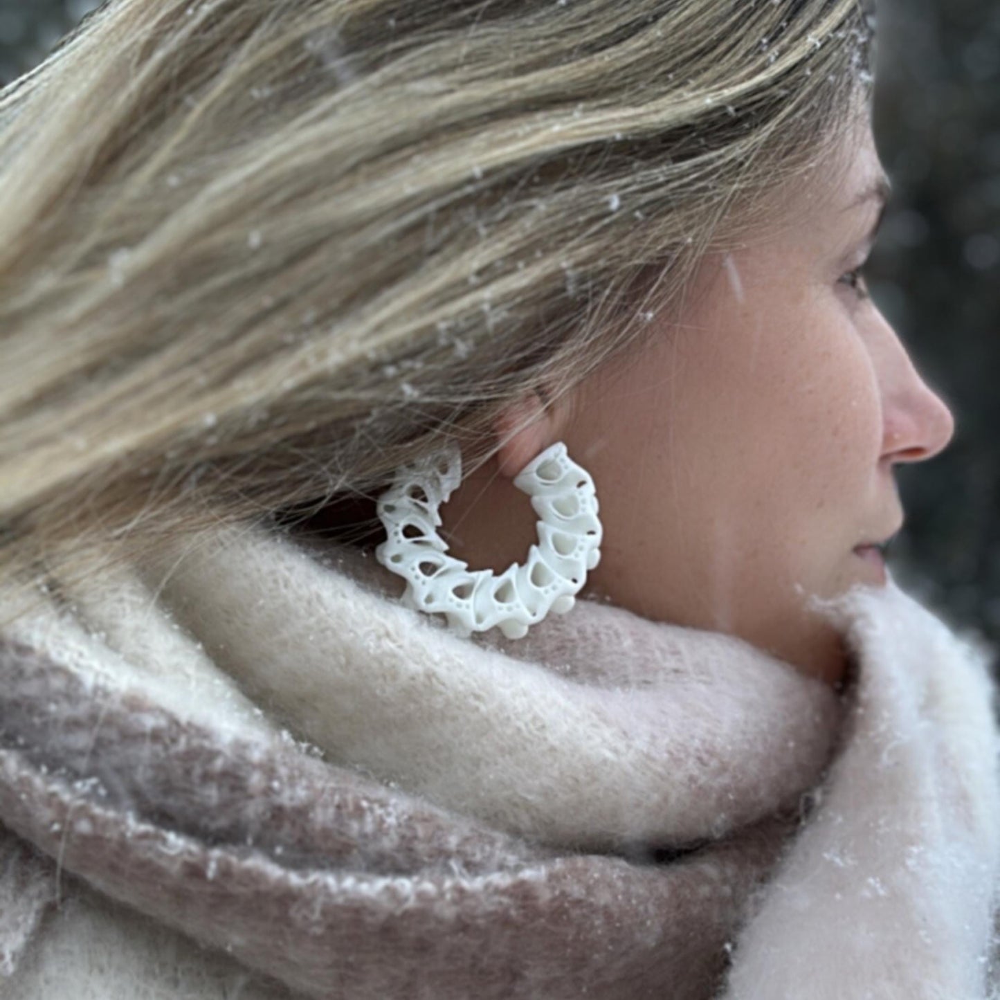 Statement Sculptural Earrings | Unique Mother's day gift